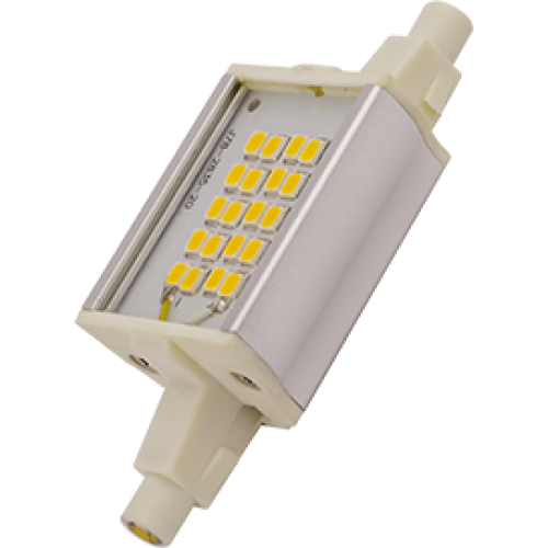 Лампа светодиодная для прожектора Ecola LED Lamp Premium 6,0W F78 220V R7s 6500K (алюминиевый радиатор) 78x20x32мм